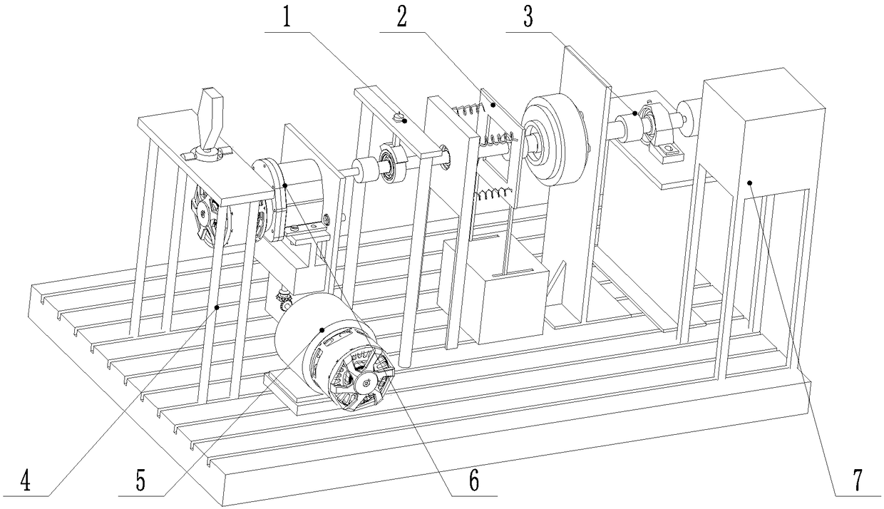 Helicopter electric tail speed reducer test bench