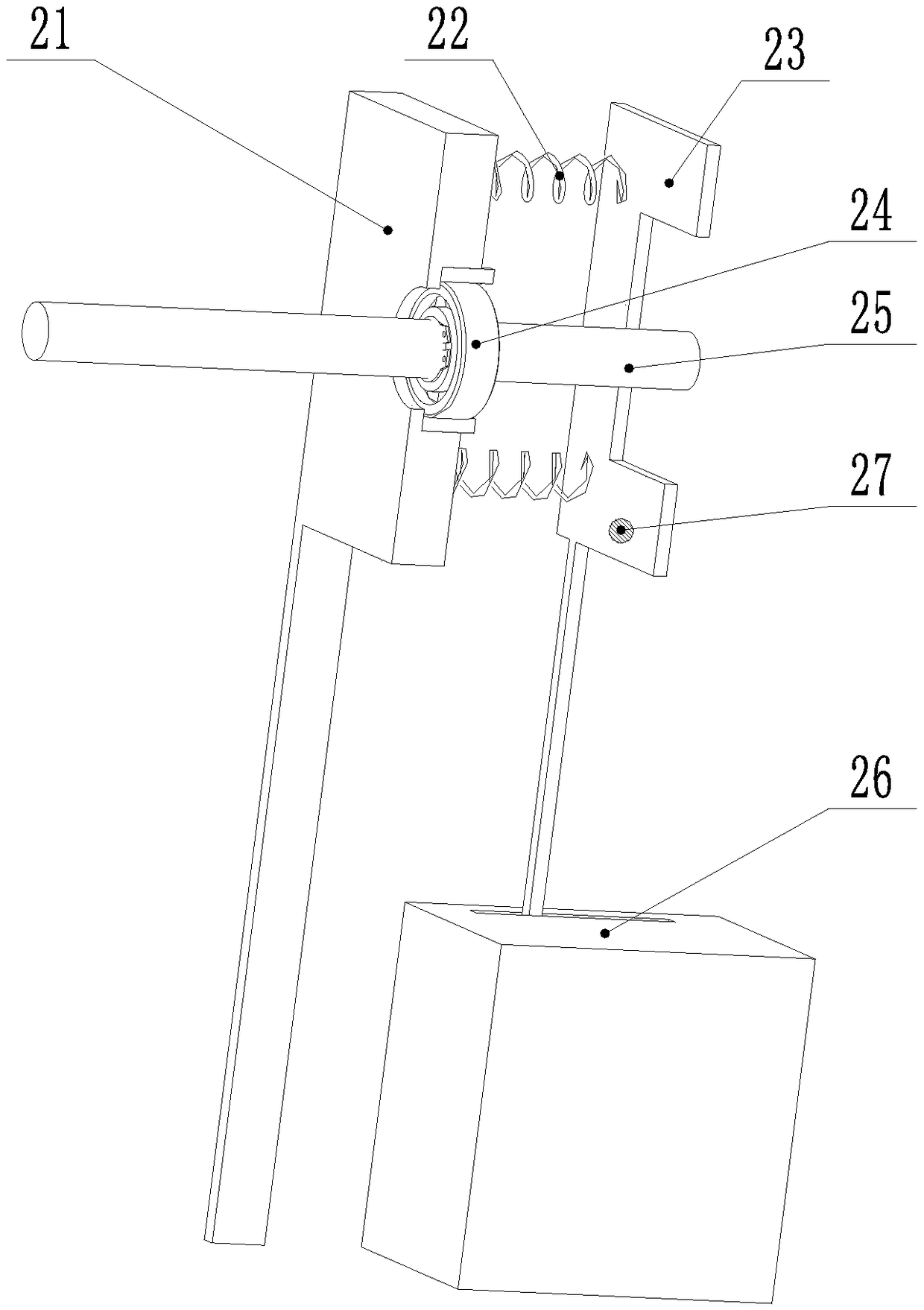 Helicopter electric tail speed reducer test bench