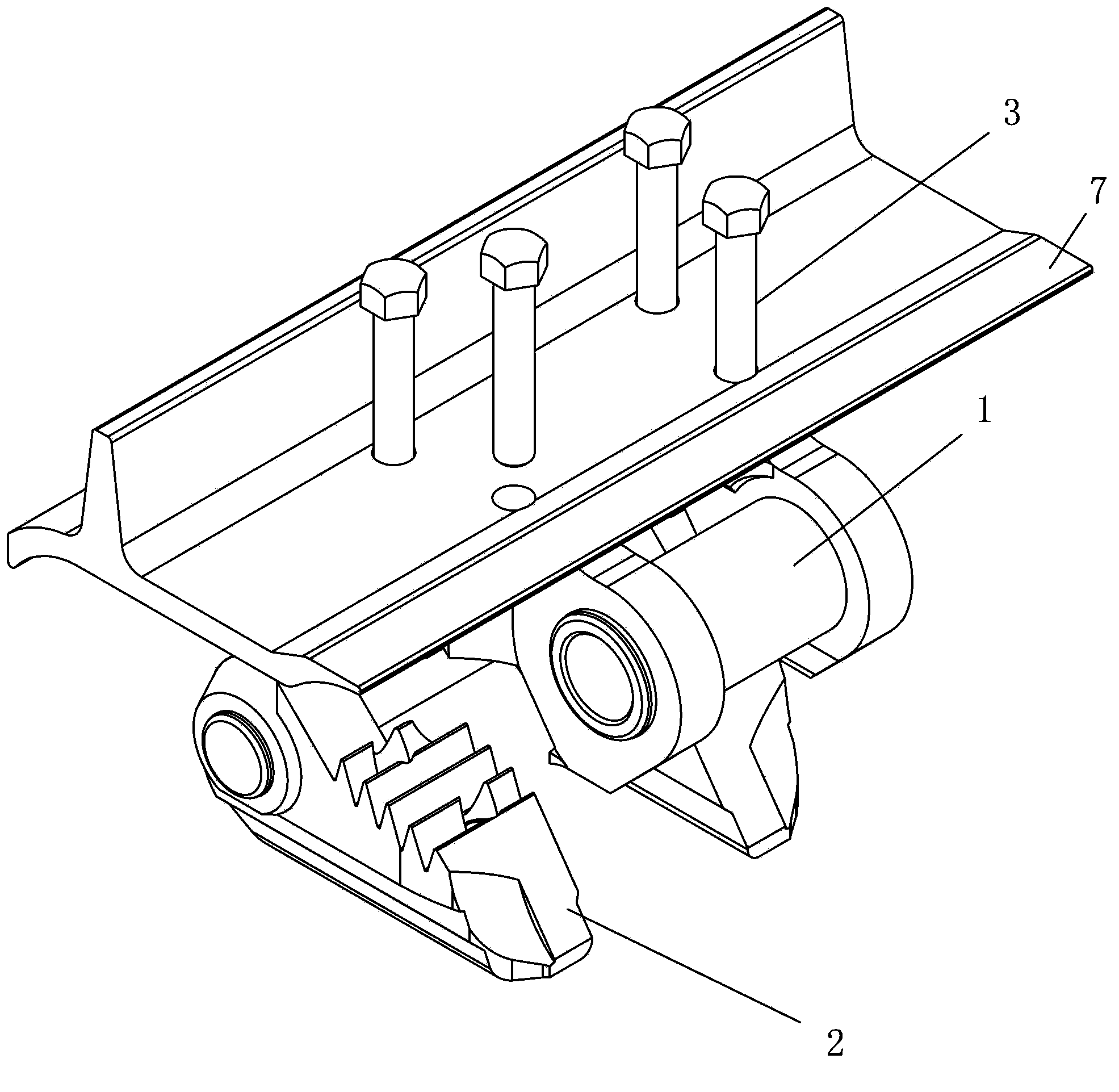 Method for installing buckle locking section of caterpillar band