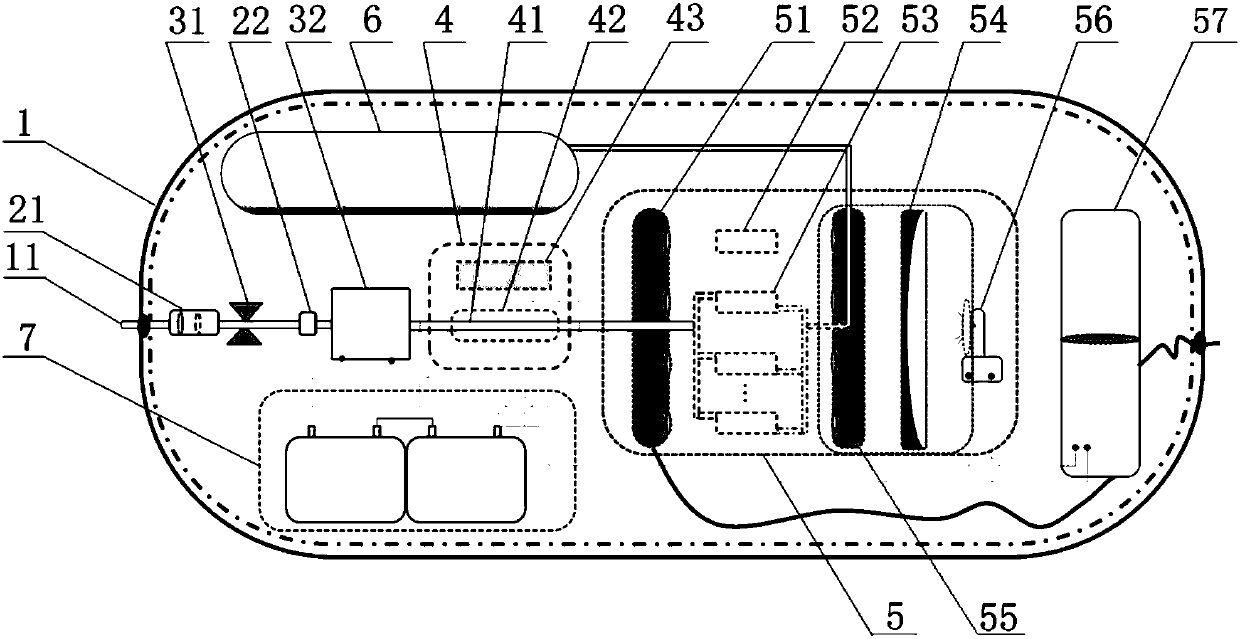 Seawater multiparameter sensor based on full-wavelength spectrum method