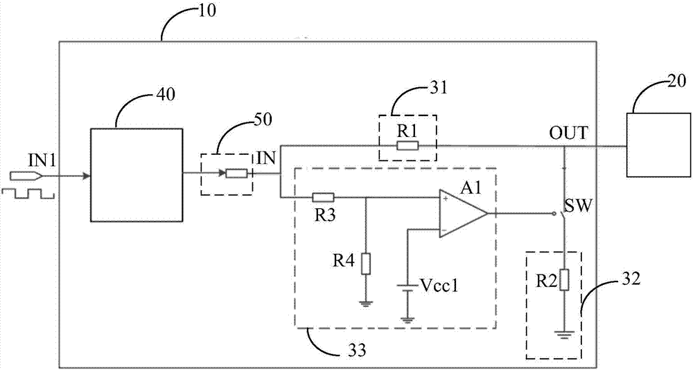 Drive protection circuit for power switch transistor, integrated circuit, IPM module and air conditioner