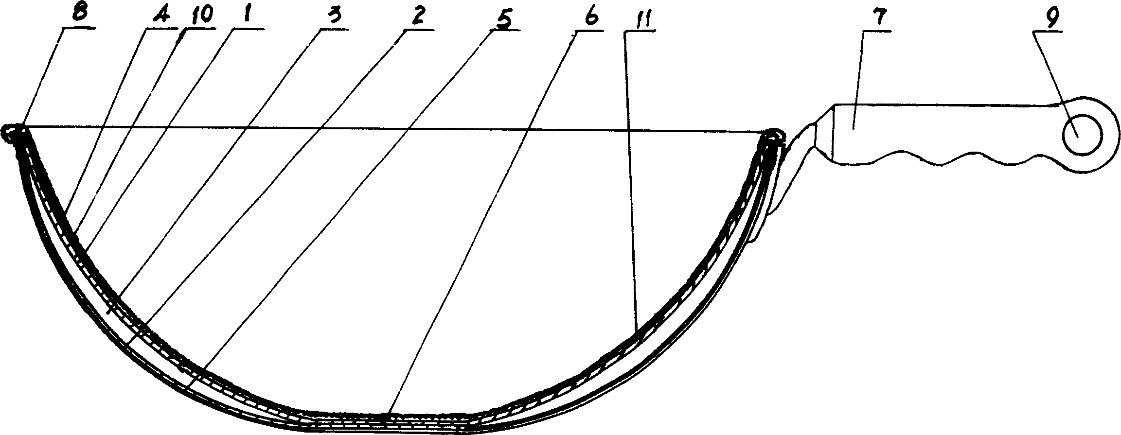 Fume-free pan used in sauteing food and making method thereof