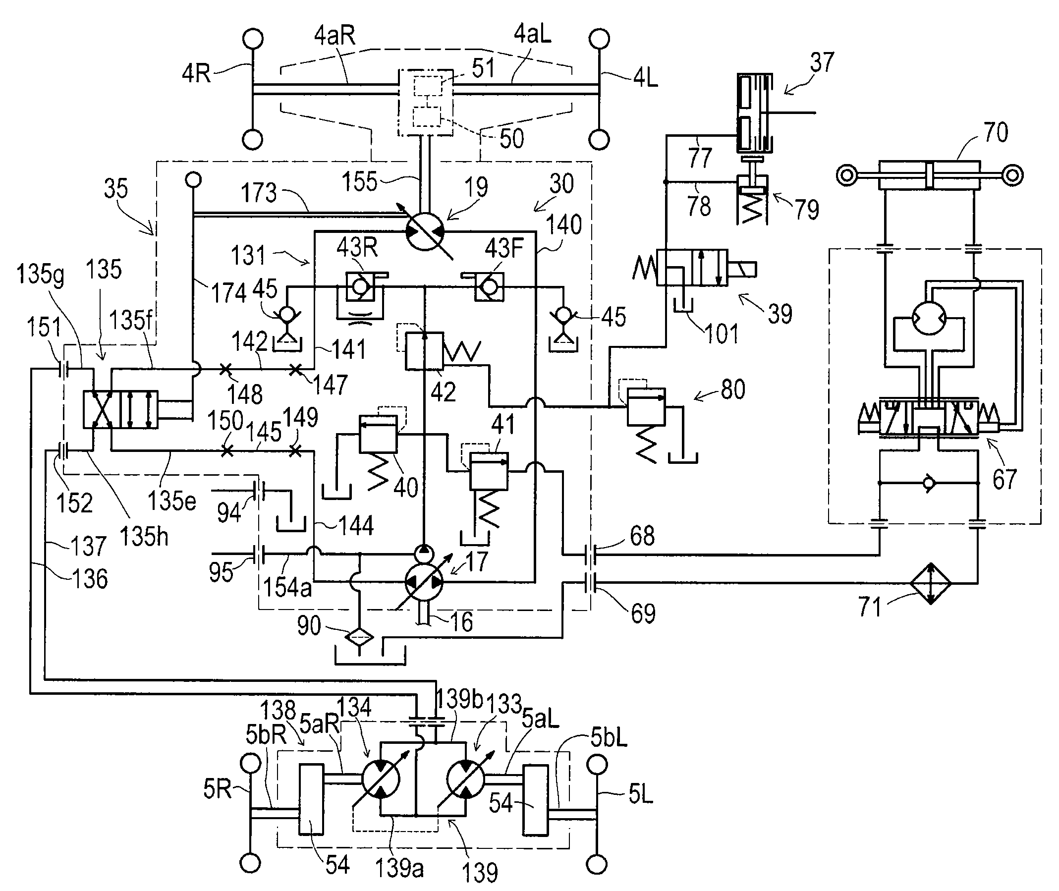 Hydrostatic transaxle