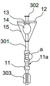 A kind of steel column pile type laver cultivation device in shallow water area