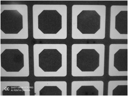 Exposure and development method of metal box dam, metal box dam and ceramic substrate