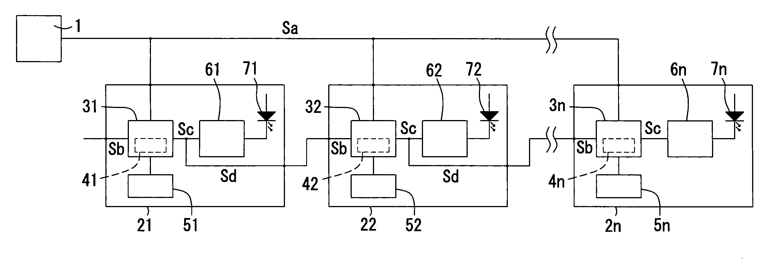 Light-emitting unit system