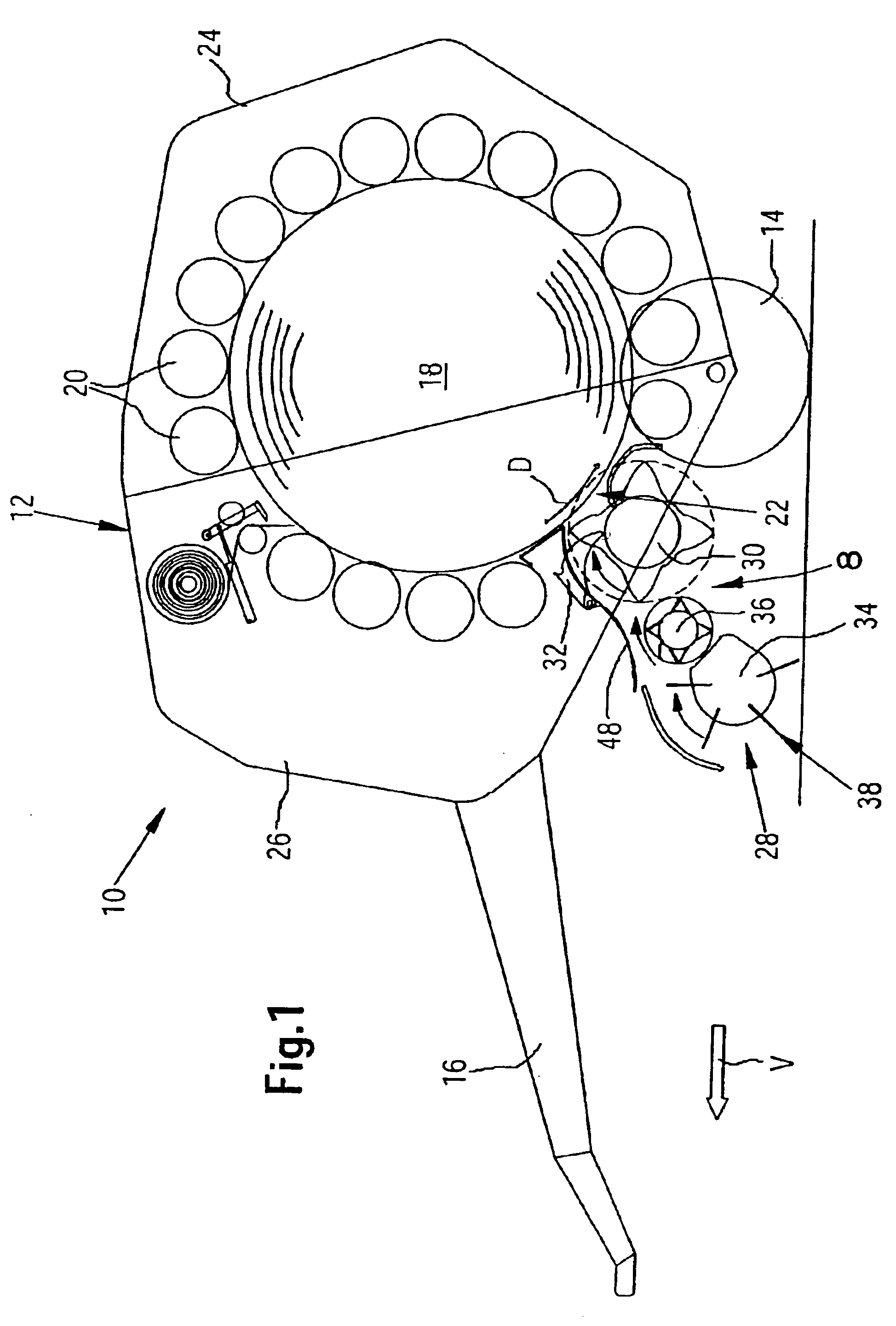 Crop recovery machine