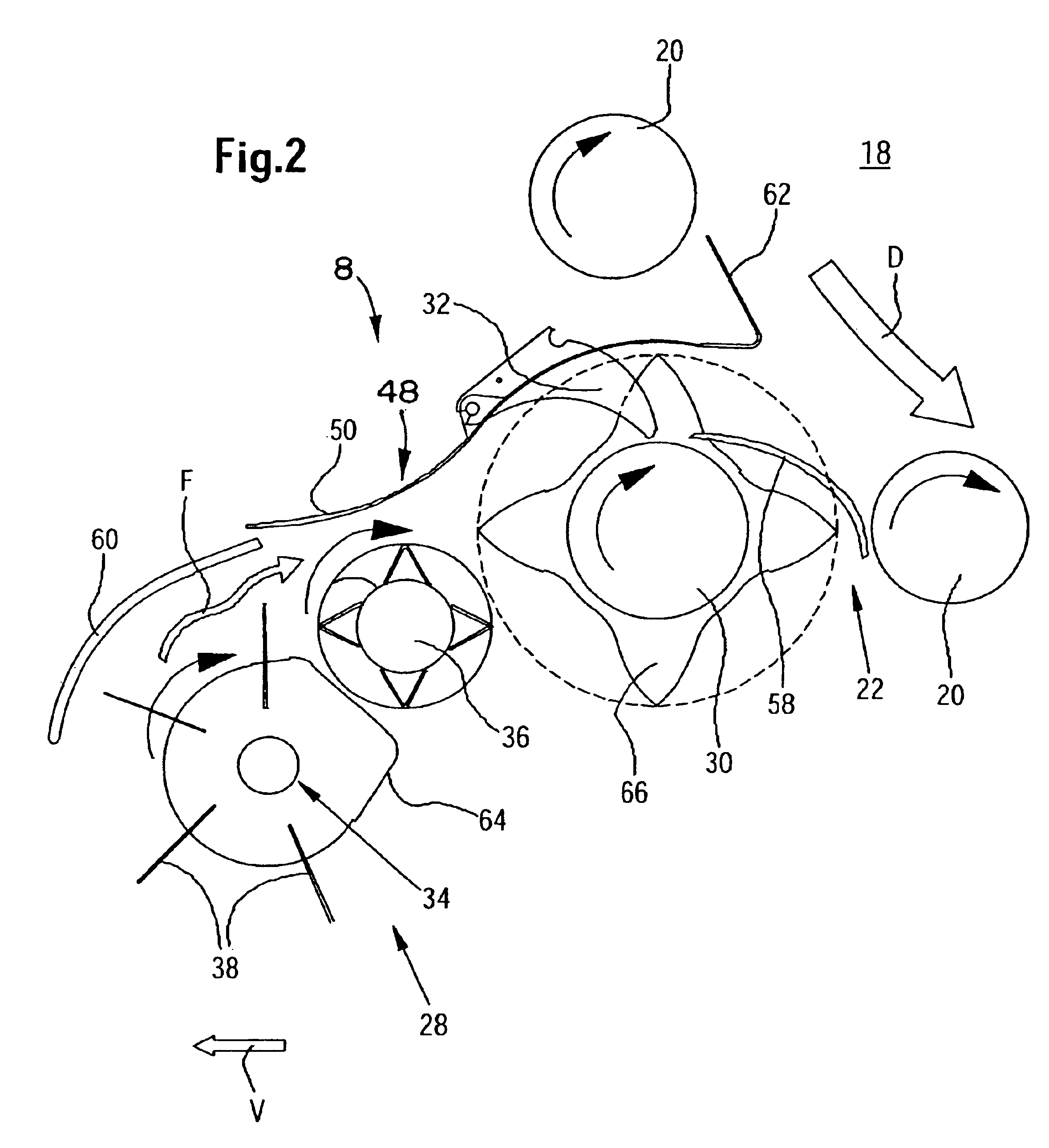 Crop recovery machine