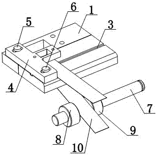 Stop mechanism of transmission system of gold blocking printing machine