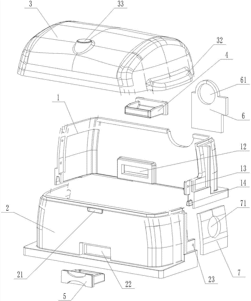 Air-conditioner and compressor cover with waterproof function