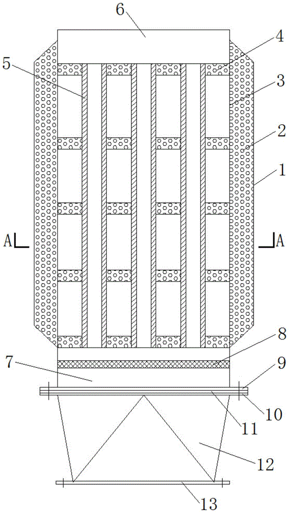 A fan silencer for a dust collector