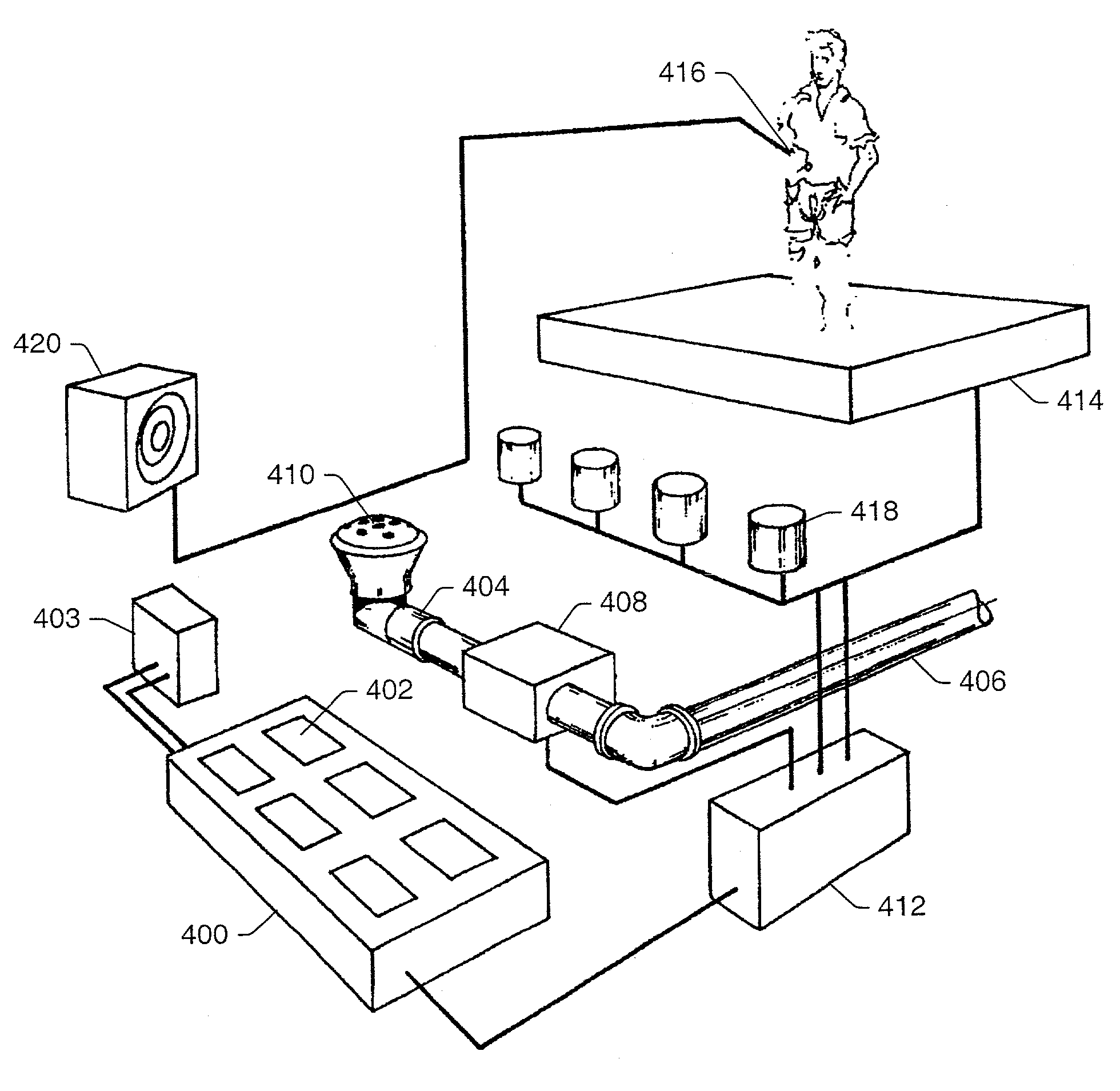 Control system for water amusement devices