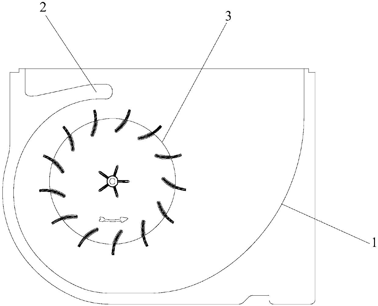 Fan assembly provided with noise-reduction volute tongue and air conditioner