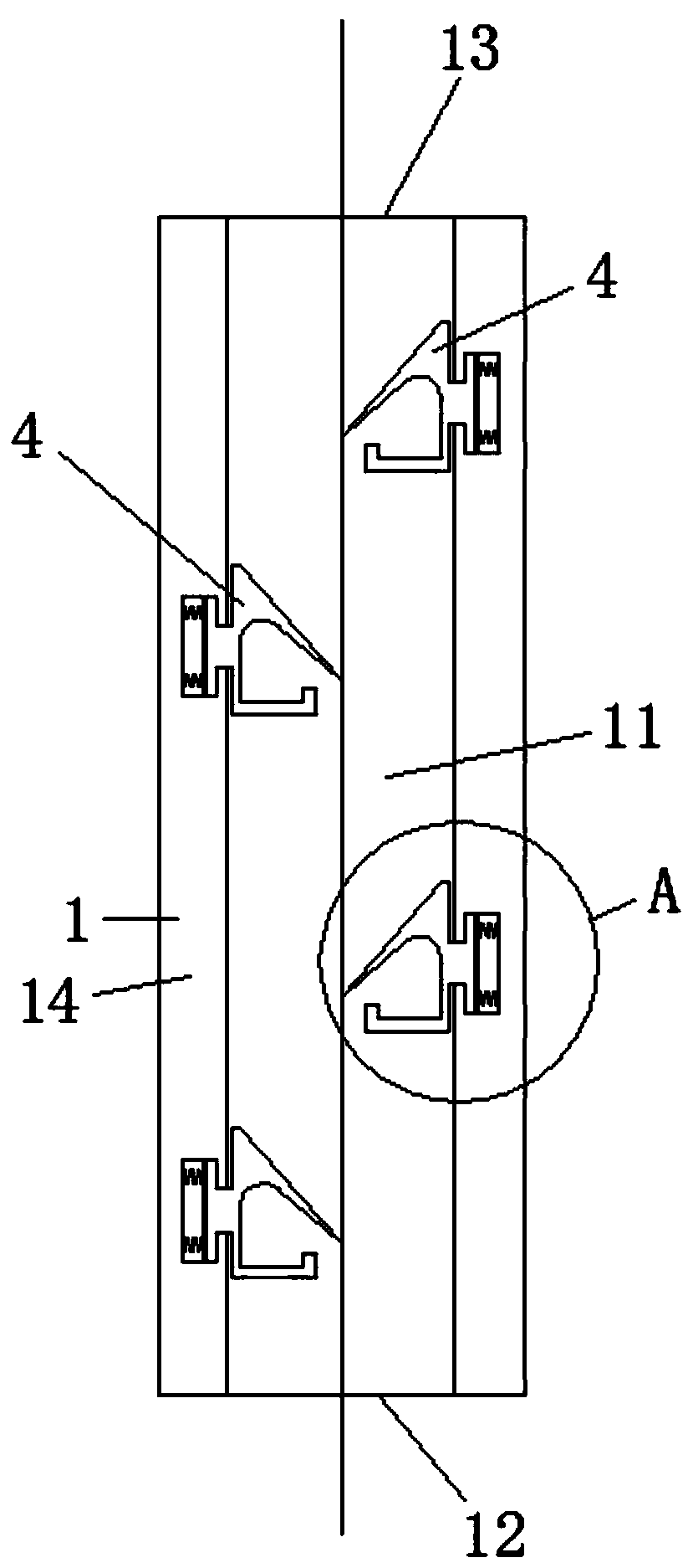 Dehydration and drying device for scutcher