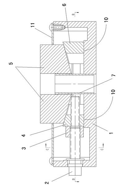 Adjustable sizing block device