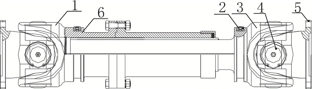 Long telescoping cardan shaft