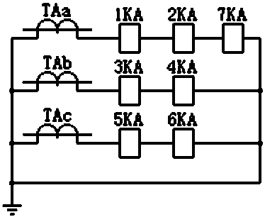 Device and method capable of distinguishing high-voltage motor overcurrent and overload protection action signals