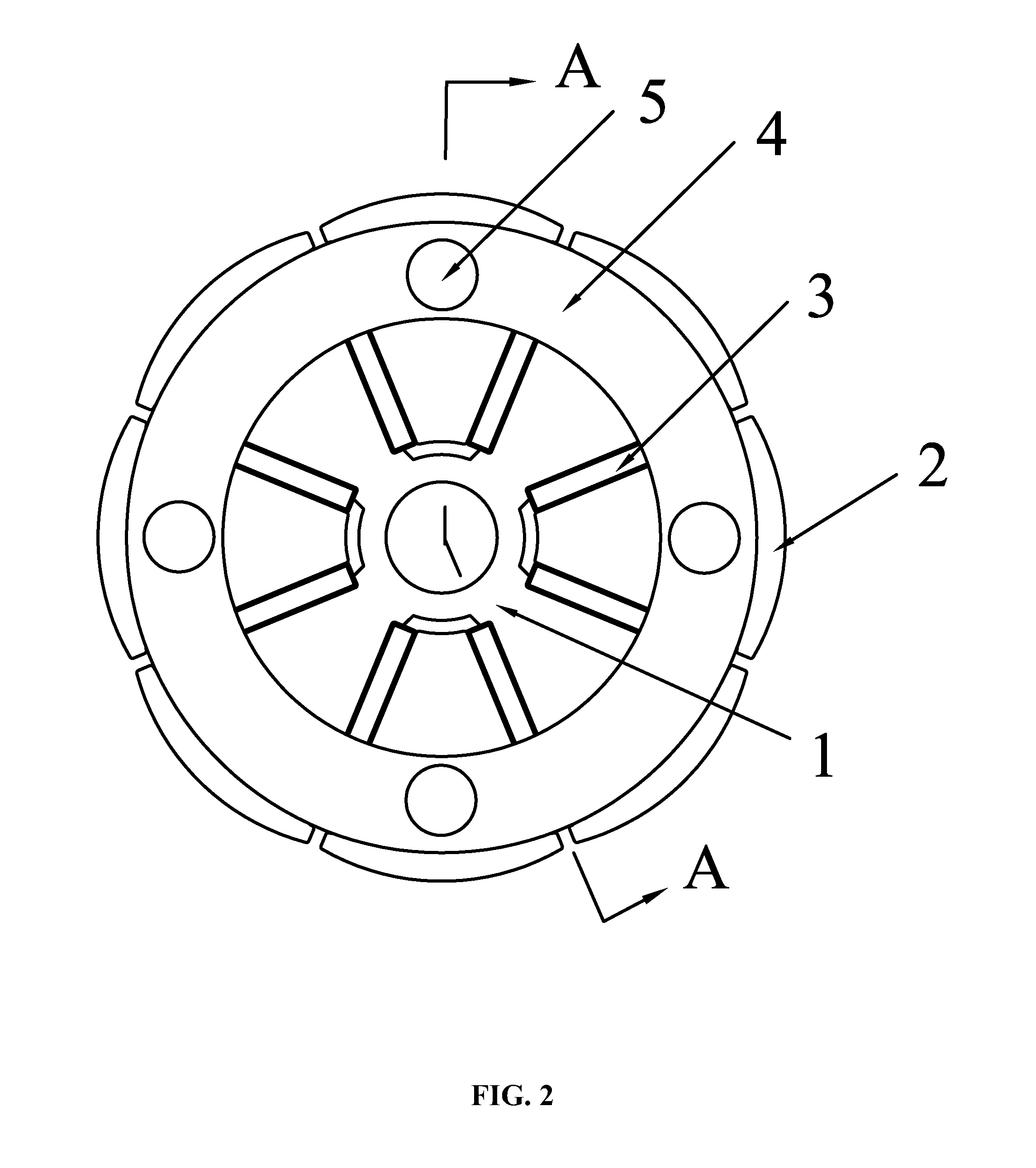 Permanent magnet rotor of motor