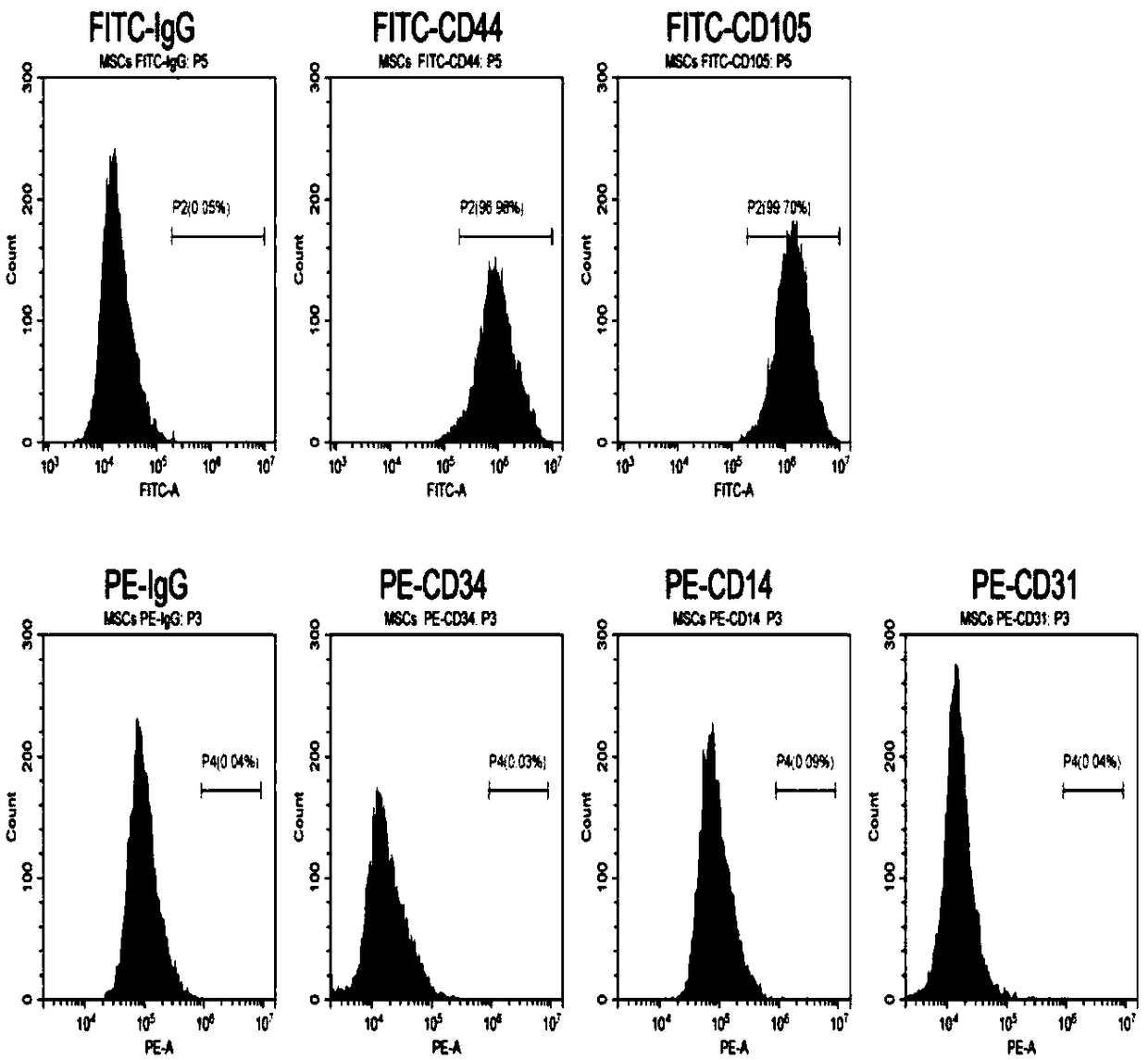 Human umbilical cord blood mesenchymal stem cell extract and preparation method and application thereof