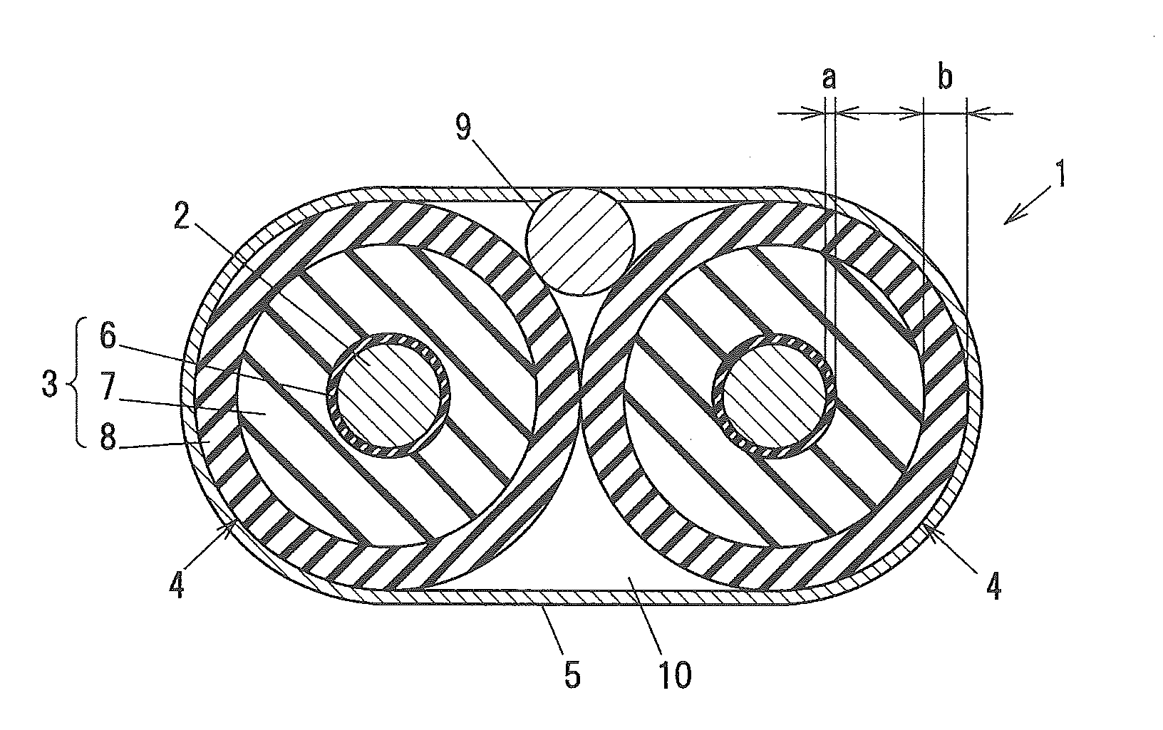 Differential signal transmission cable and multipair differential signal transmission cable