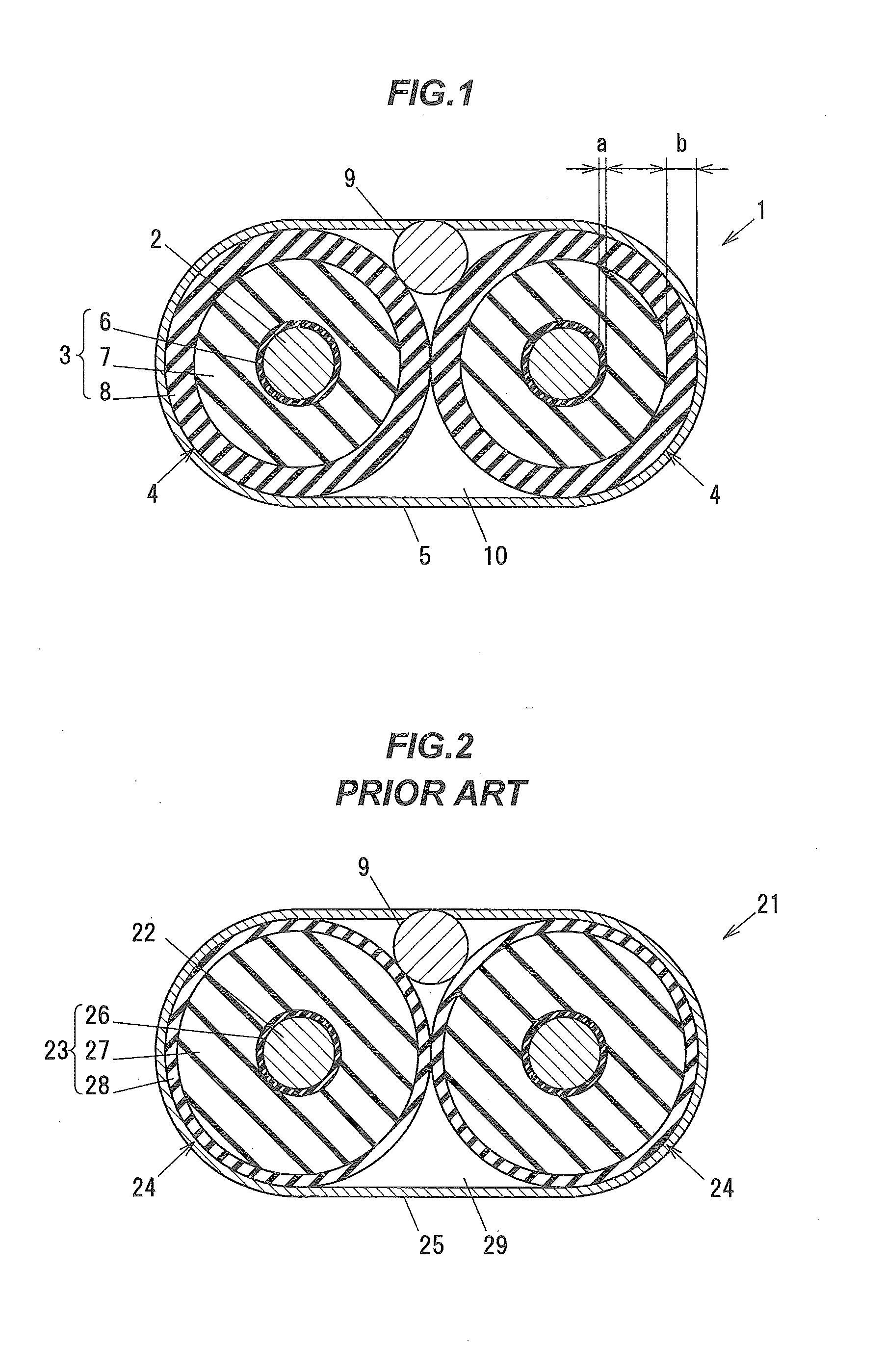 Differential signal transmission cable and multipair differential signal transmission cable