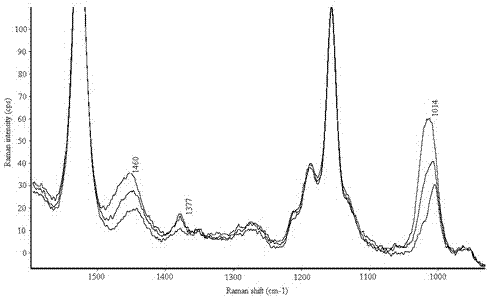 Device and method for fruit and vegetable pesticide residues based on laser Raman spectrometer