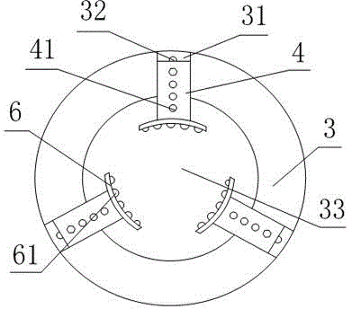 Improved structure based on columnar wood clamping device