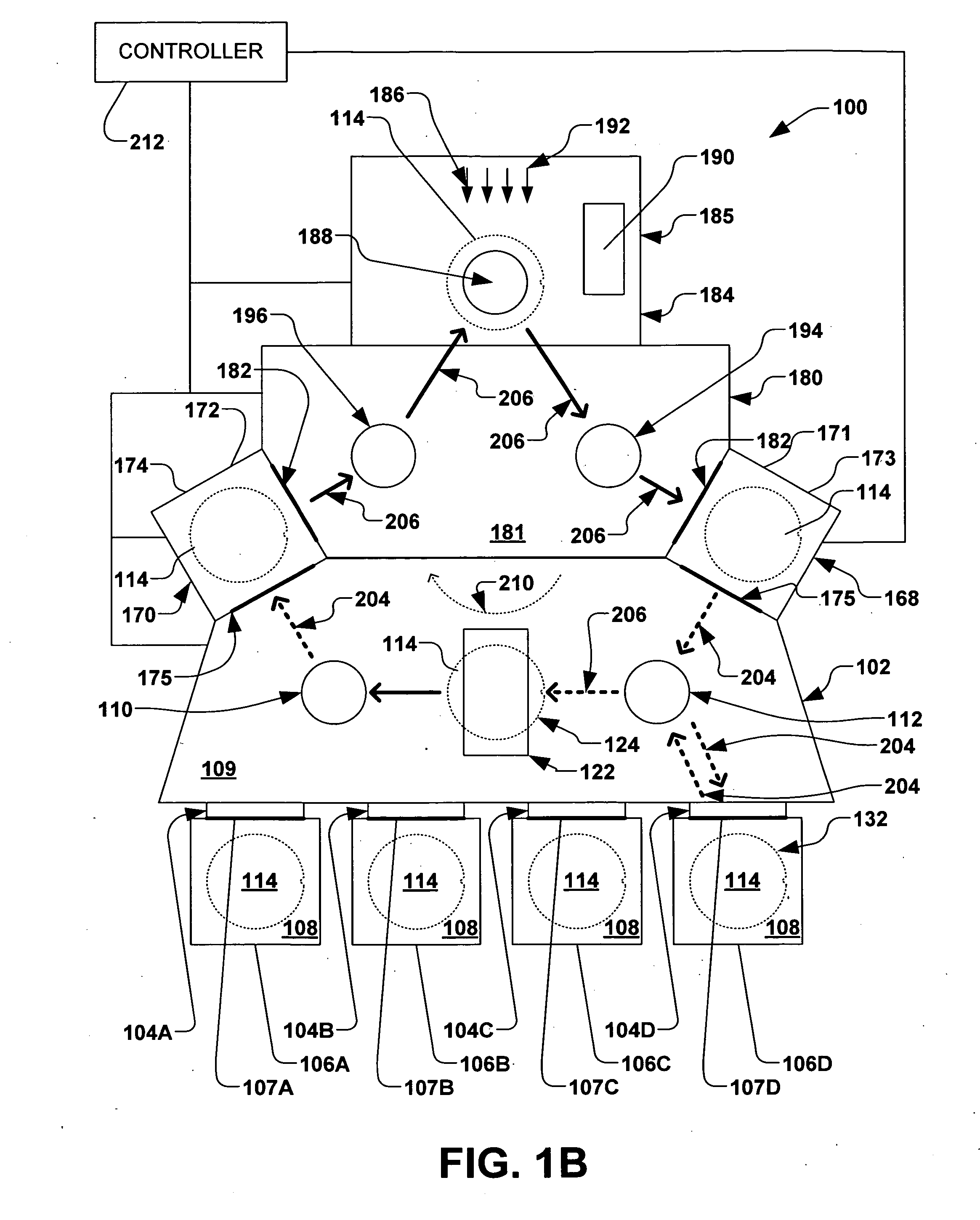 High throughput serial wafer handling end station