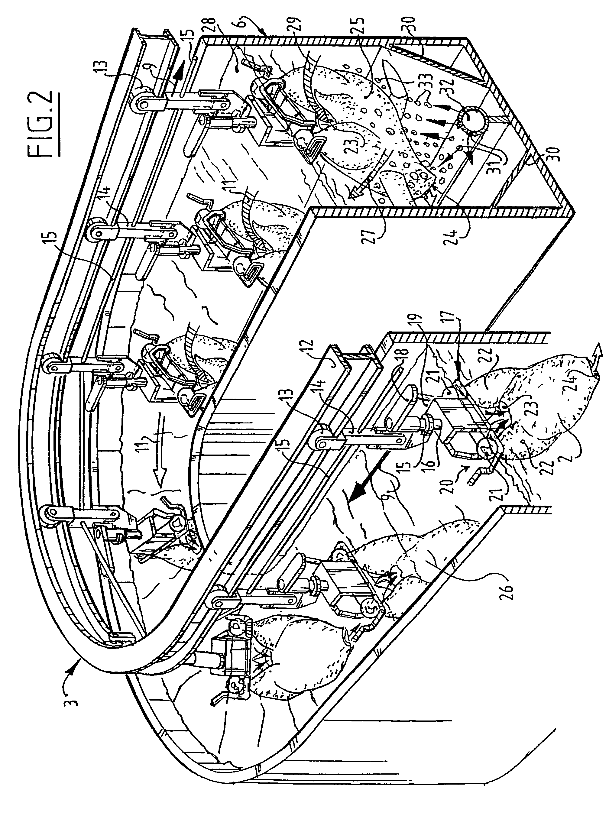 Method and installation for cooling slaughtered poultry