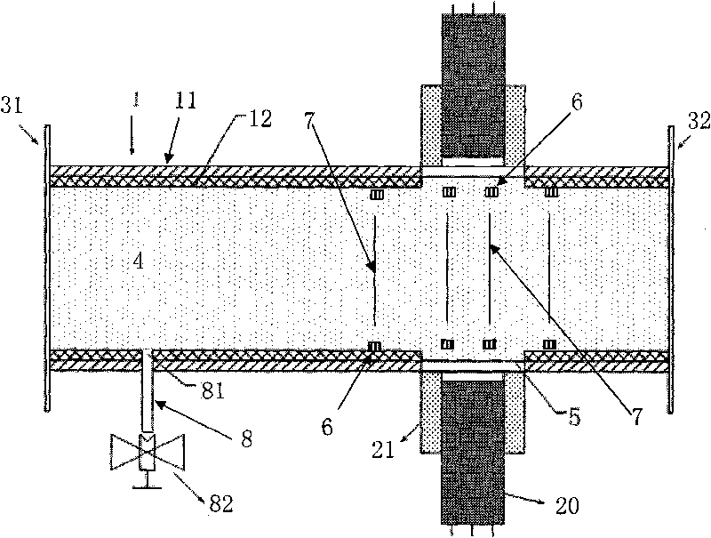 Gas scintillation based fission neutron detector