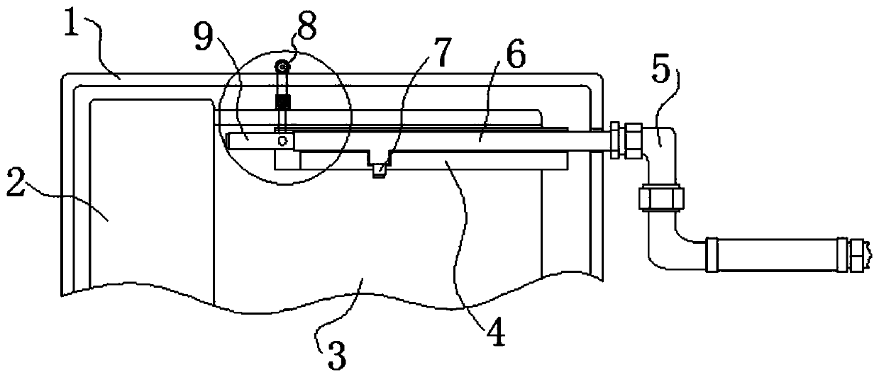 High-pressure water spraying auxiliary device for slurry balanced pipe jacking machine