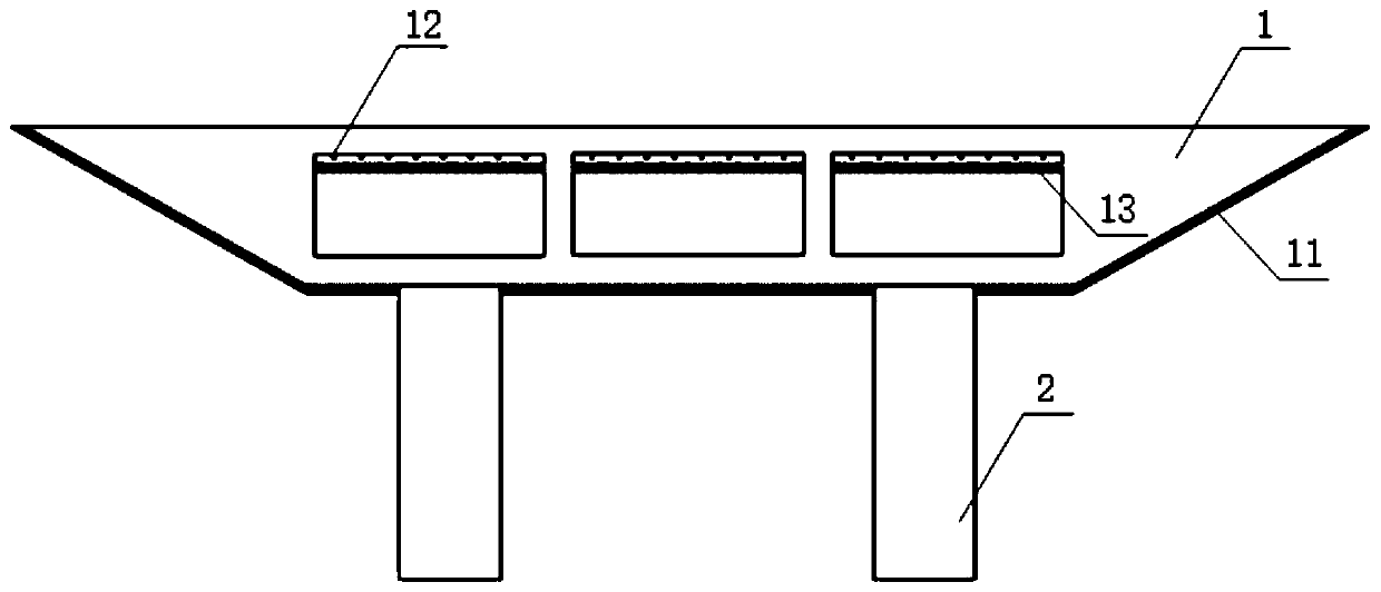 Aerogel low-temperature anti-freezing viaduct