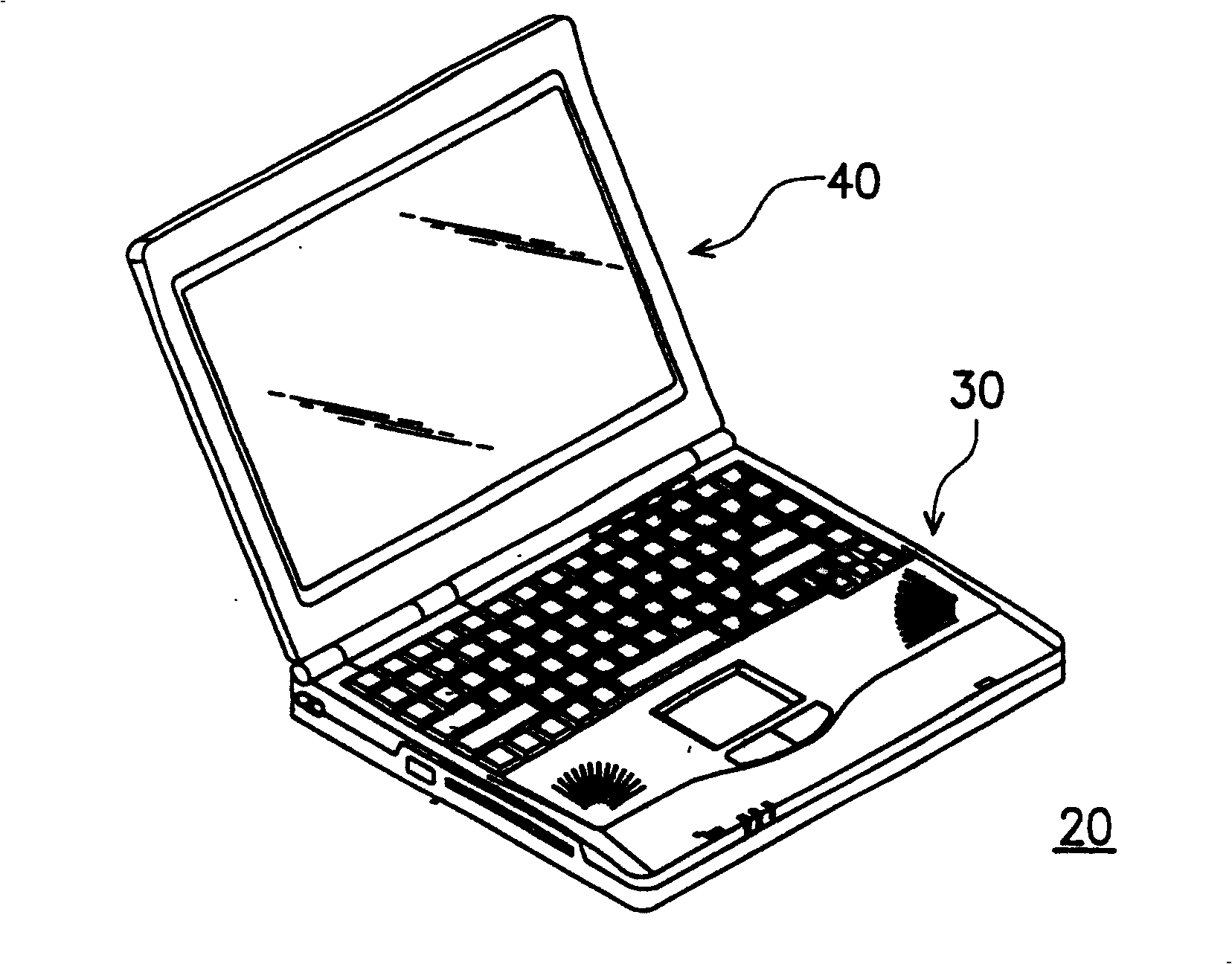 Notebook computer, backlight module and light guiding board