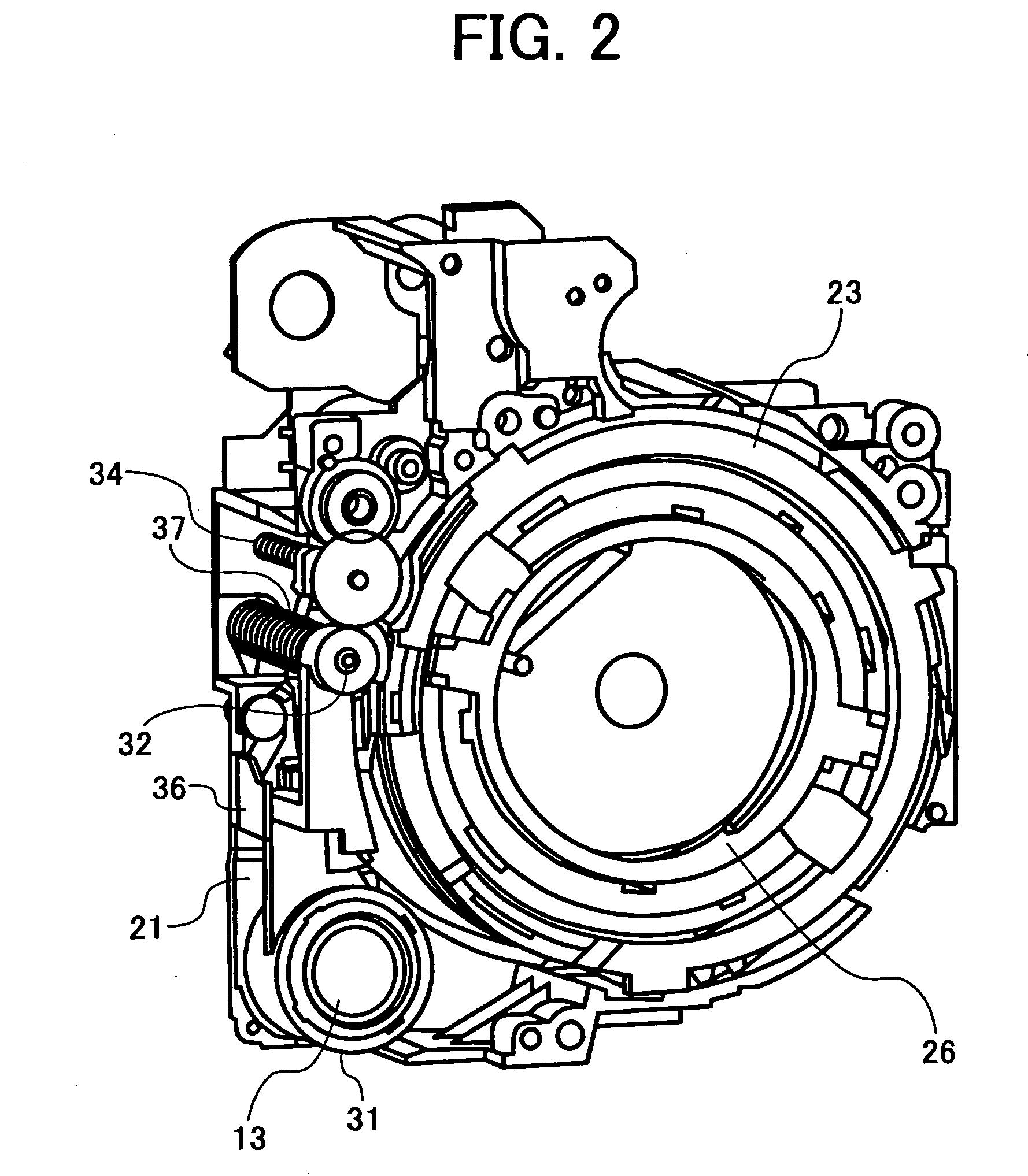 Optical system apparatus, camera and portable information terminal apparatus