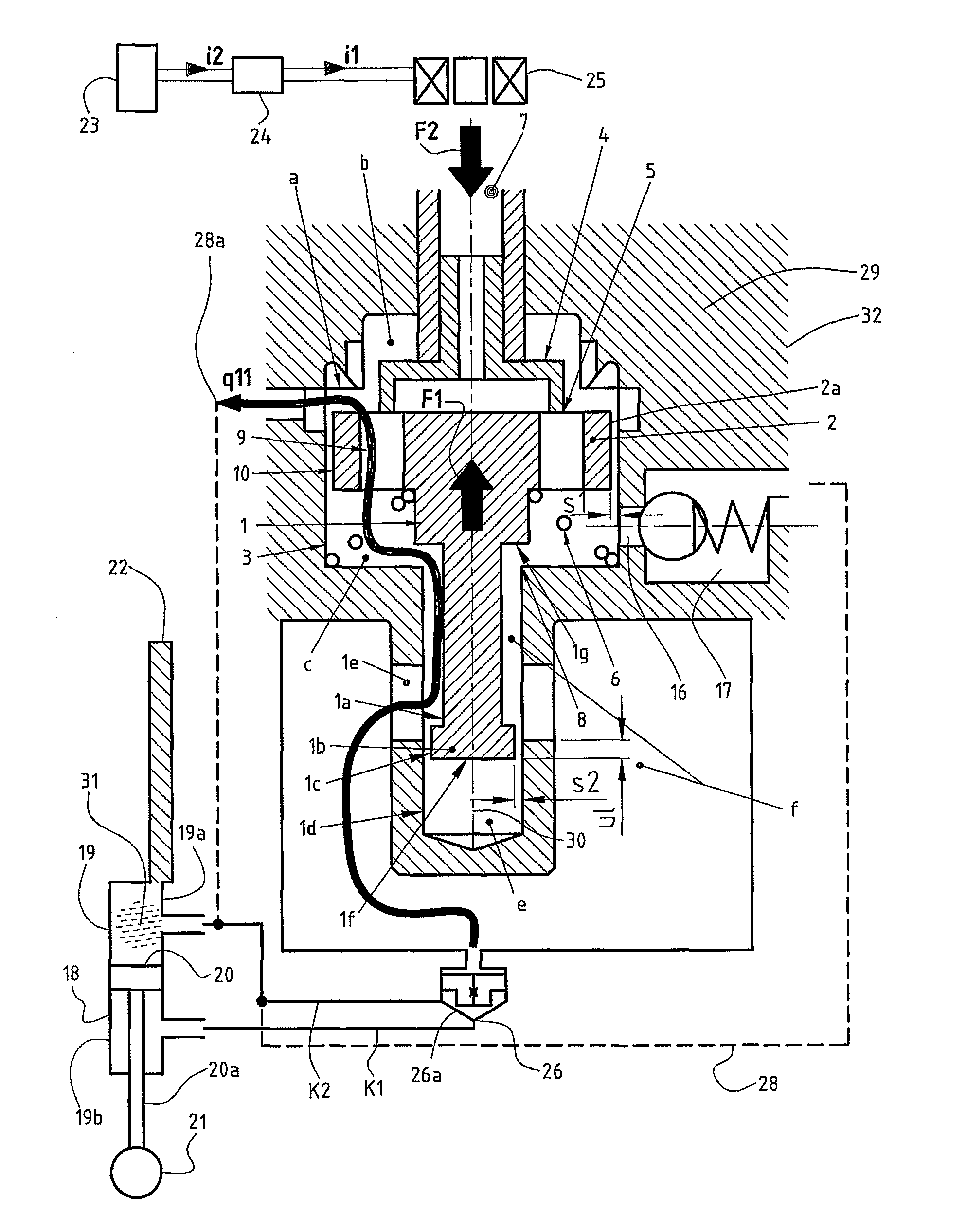 Arrangement, device and method at a disturbance-eliminating valve for damper