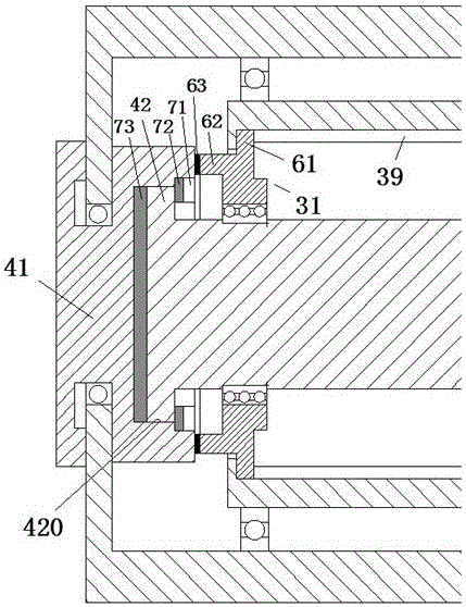 Noise reduction machining device for panel surface treatment