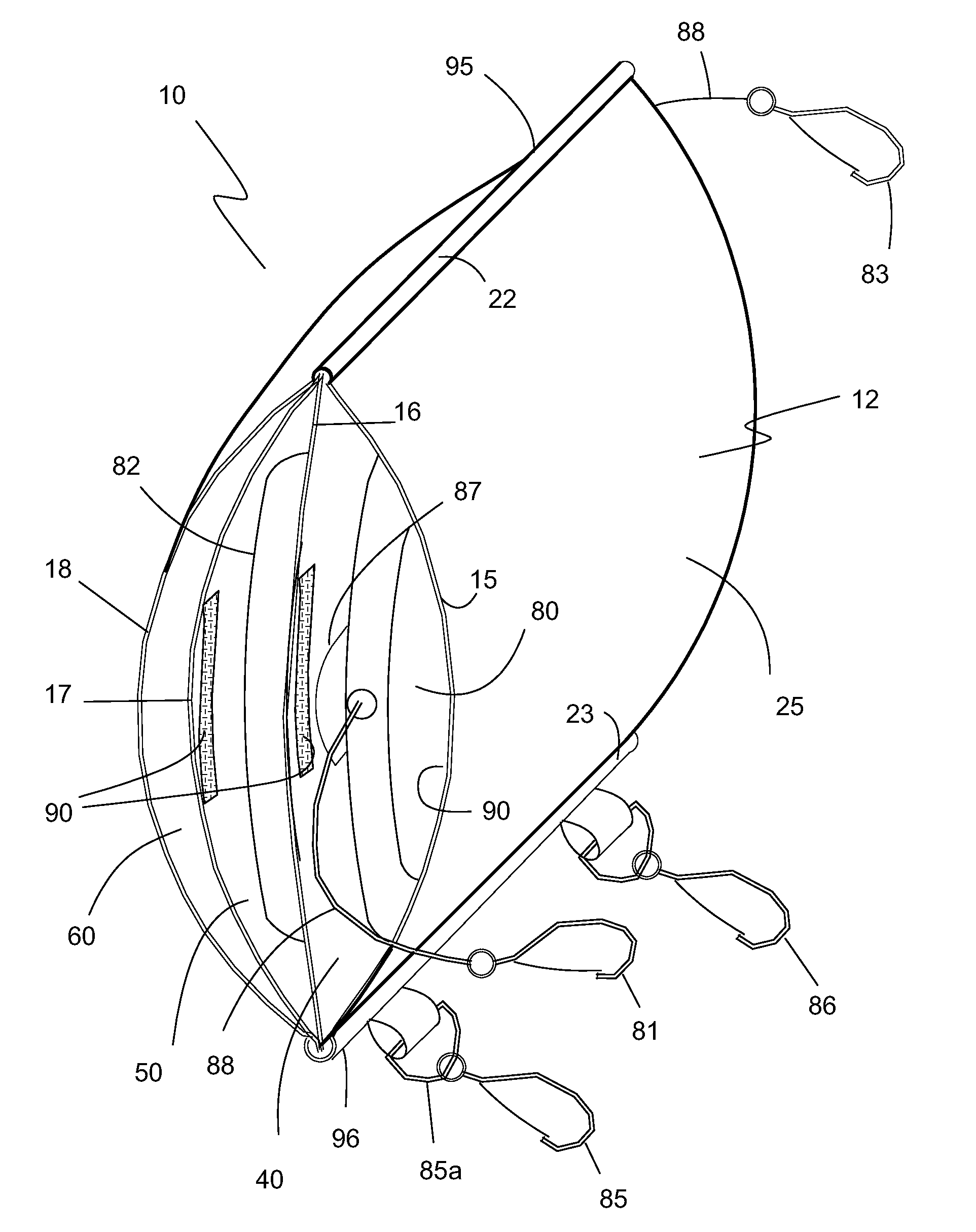 Tool belt mountable device for retractable tool lanyards