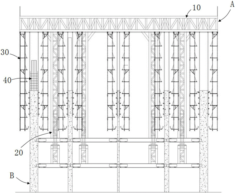 High-altitude demounting and modifying method of jacking platform