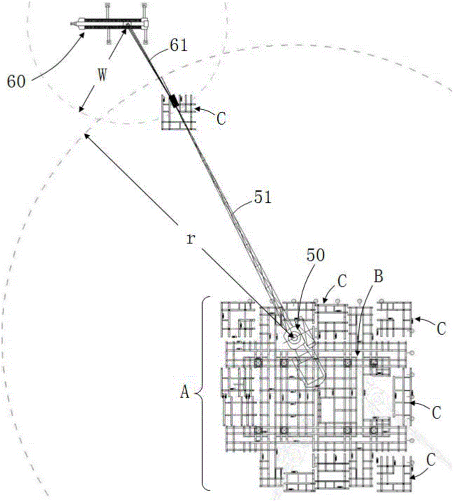 High-altitude demounting and modifying method of jacking platform