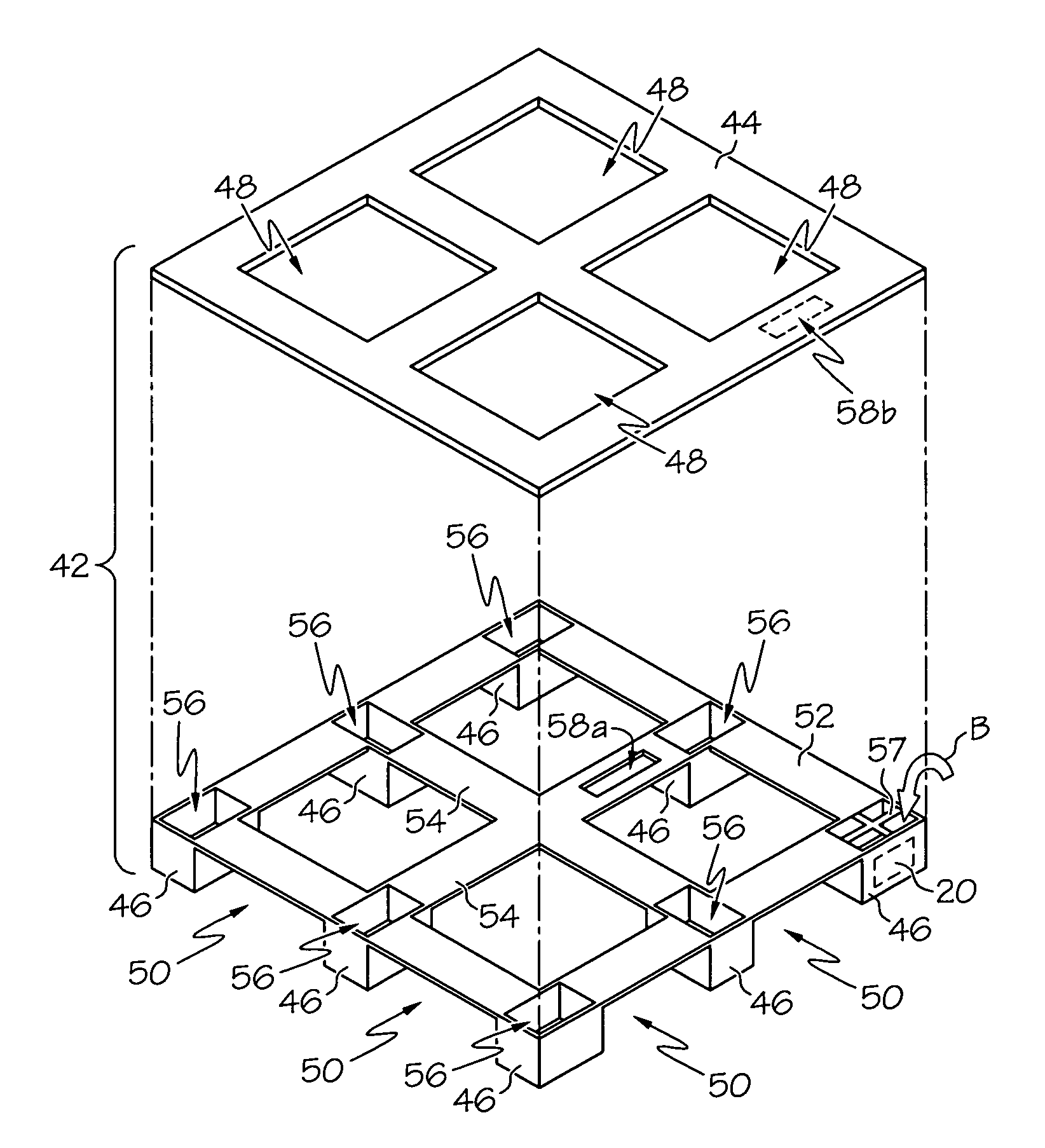 Placard having embedded RFID device for tracking objects