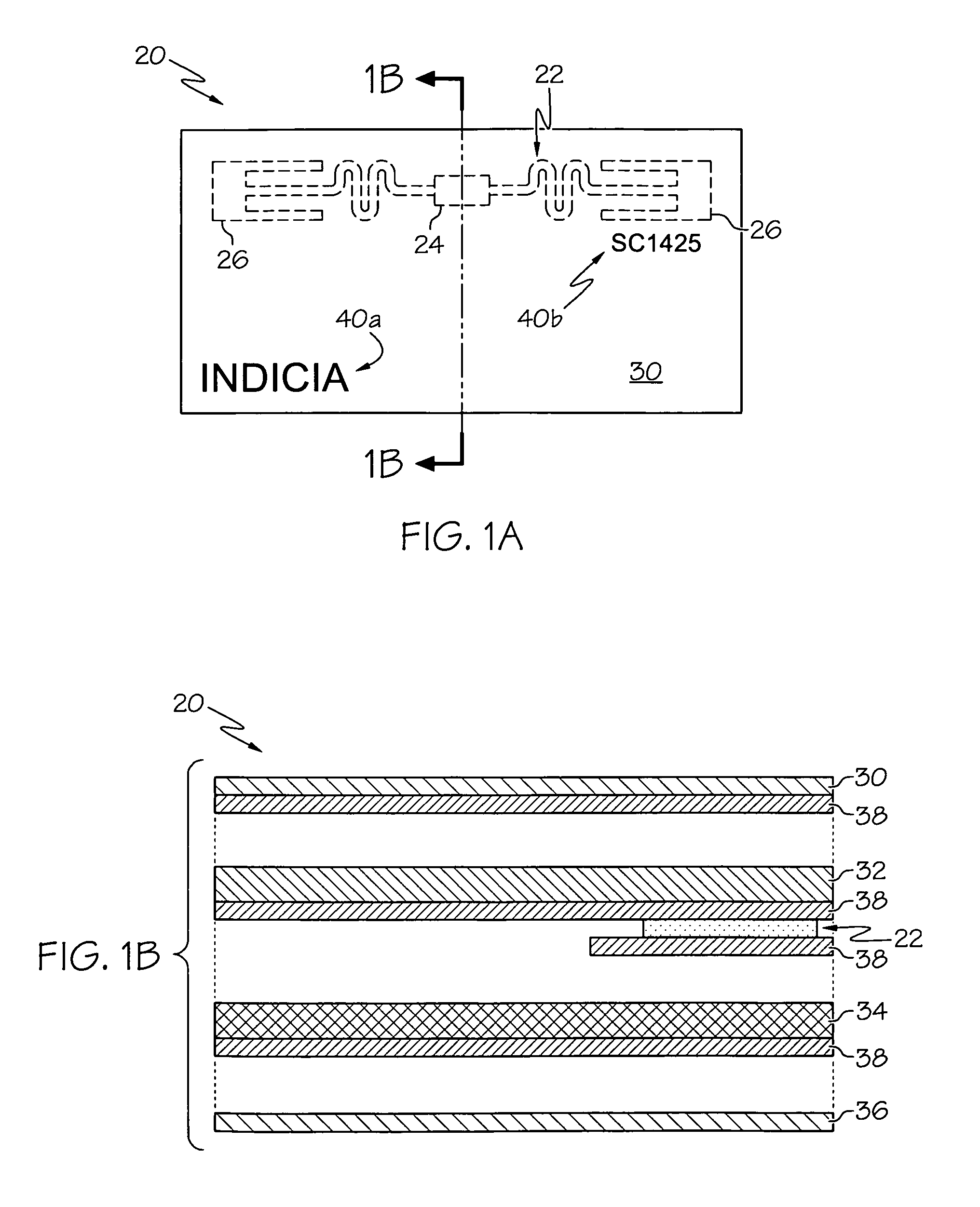 Placard having embedded RFID device for tracking objects