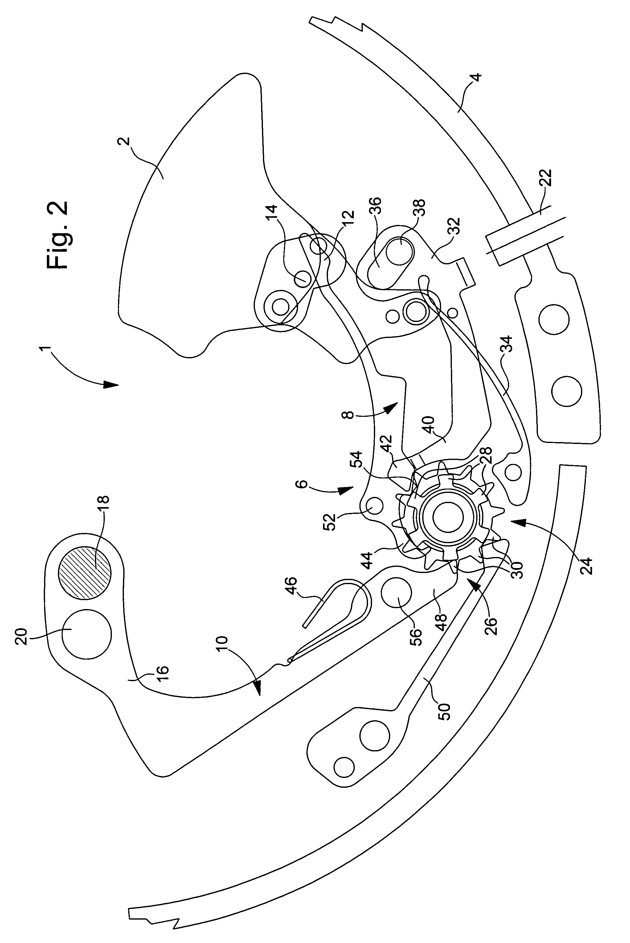 Timepiece such as a wristwatch including an alarm mechanism