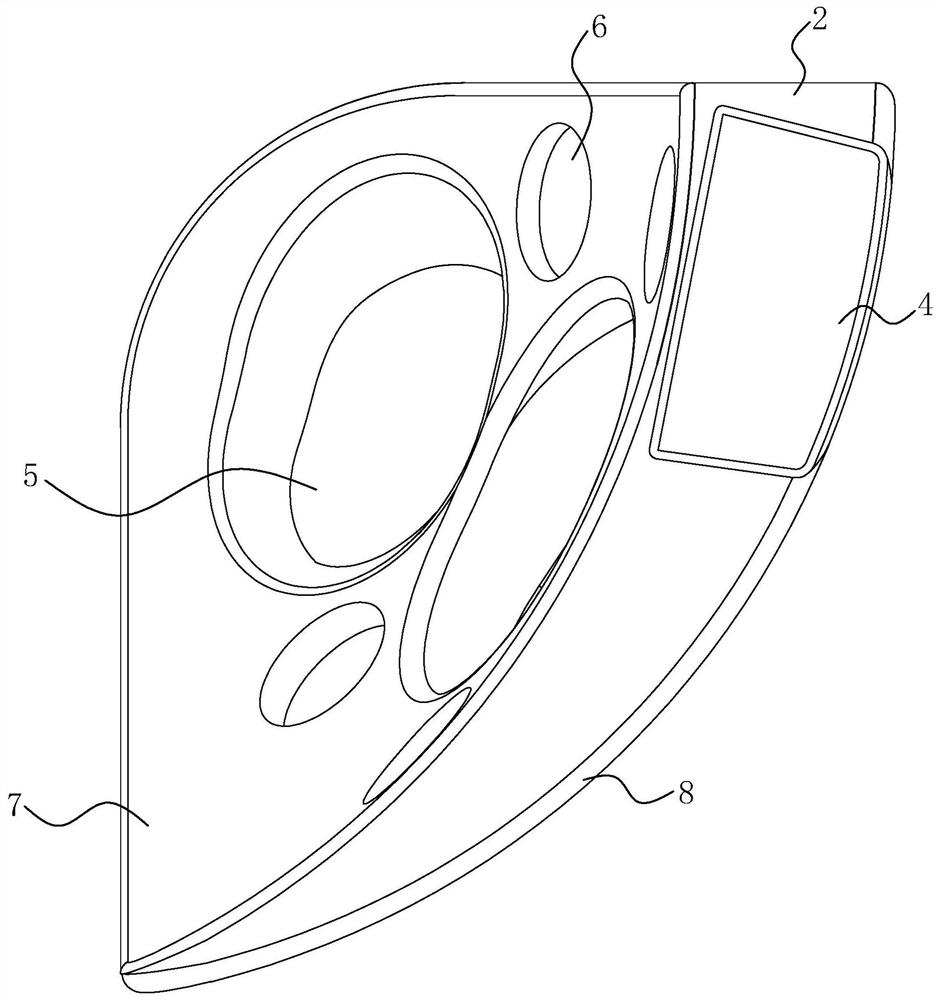 Cushion block for rebuilding and reconstructing acetabular bone and fixing structure of cushion block and acetabular cup prosthesis