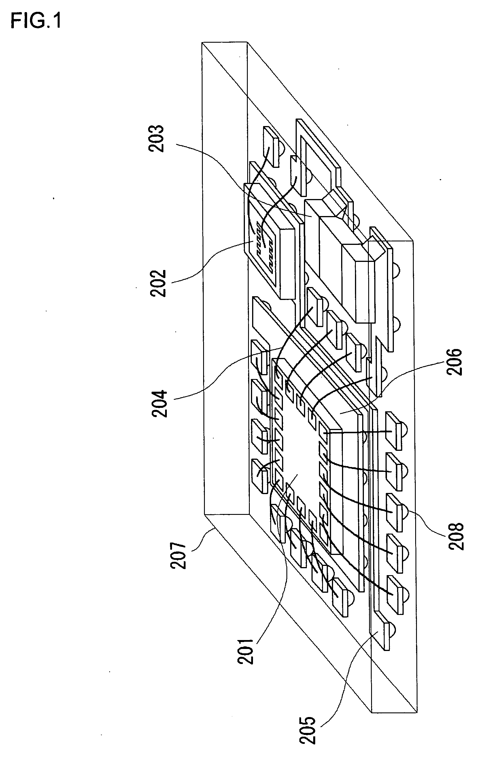 Device mounting board and semiconductor apparatus using the same