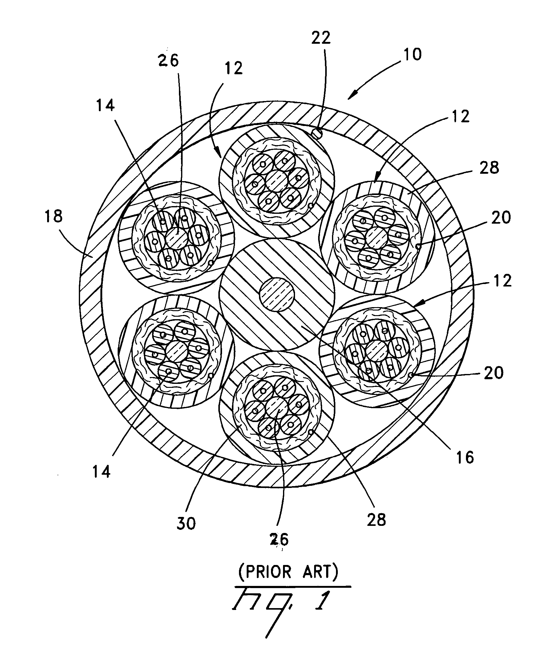 High density fiber optic cable