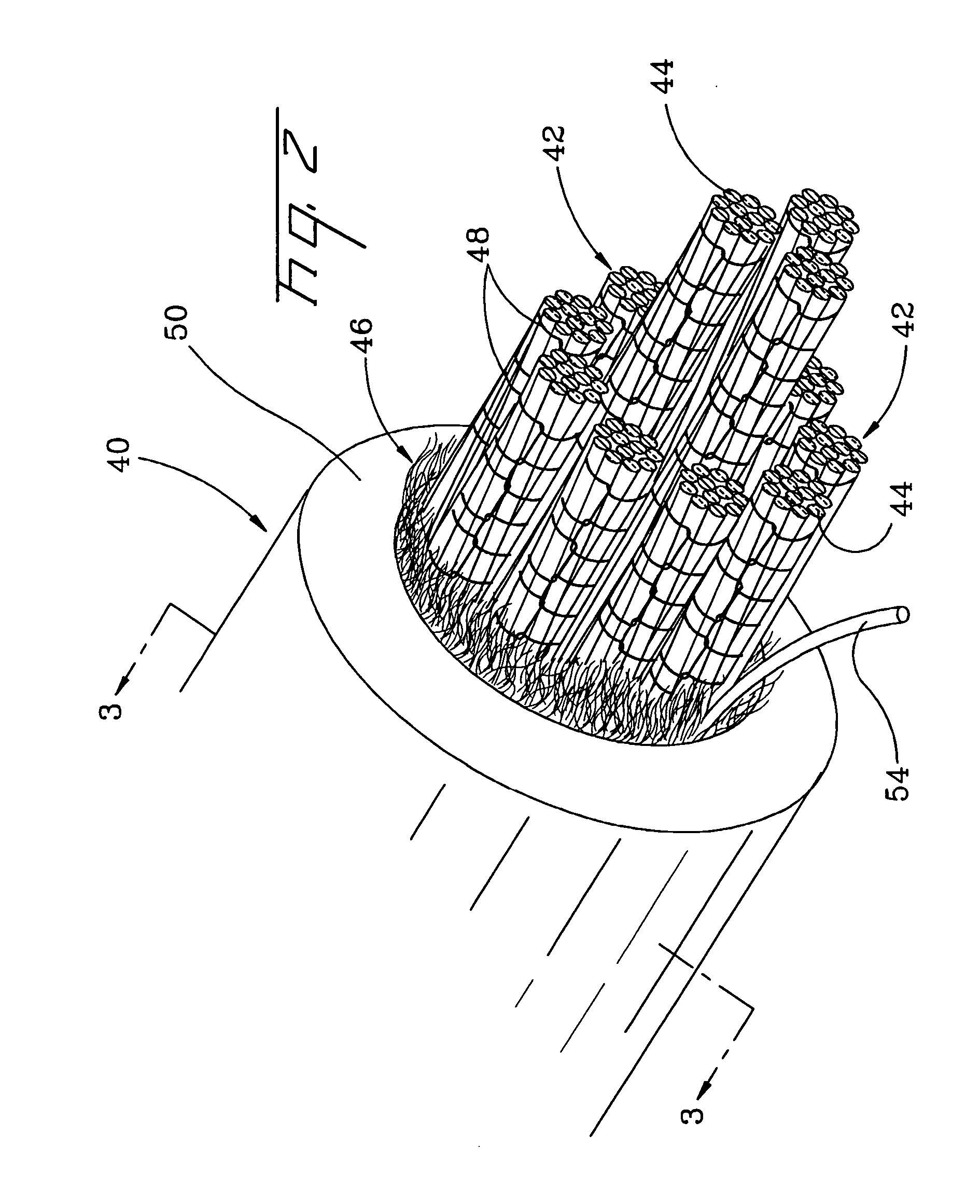 High density fiber optic cable