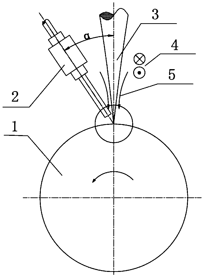 A method for ultrasonic-assisted laser brazing of diamond tools