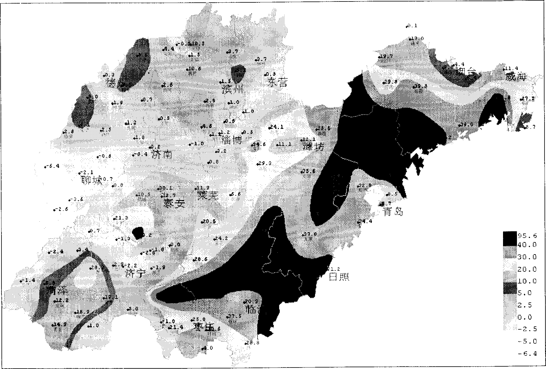 Rainmaking optimal economic benefits region choicing and quantitative estimating method