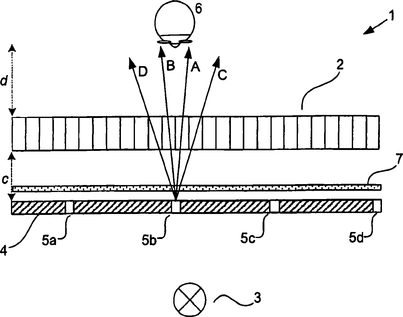 2D/3D image display