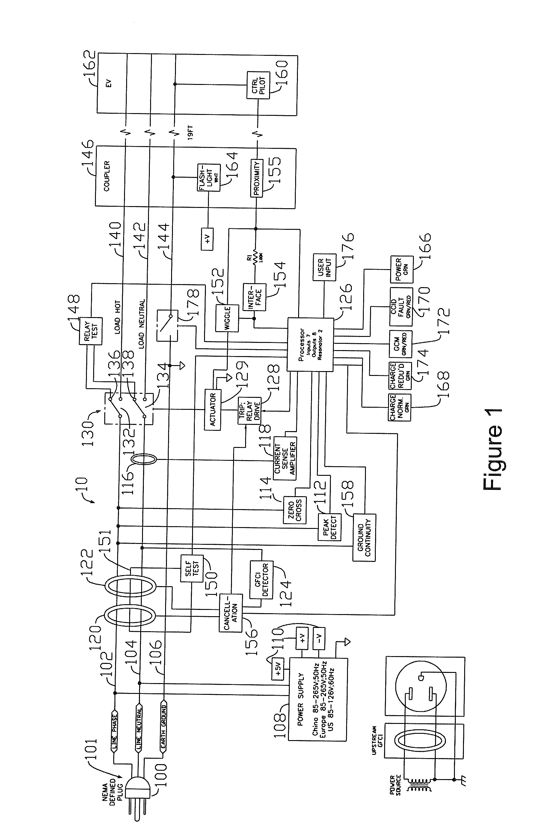 Protective device for an electrical supply facility